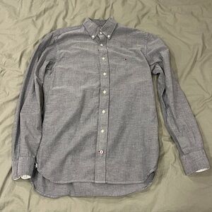 Tommy Long Sleeve Formal Shirt - Grey